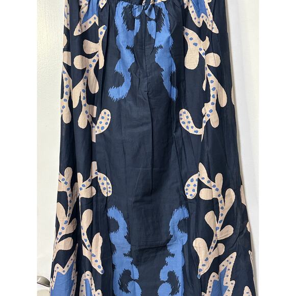 August Resort Wear Aphrodite Dark Blue Maxi Dress Size Large NWT Made in Greece - Picture 13 of 15